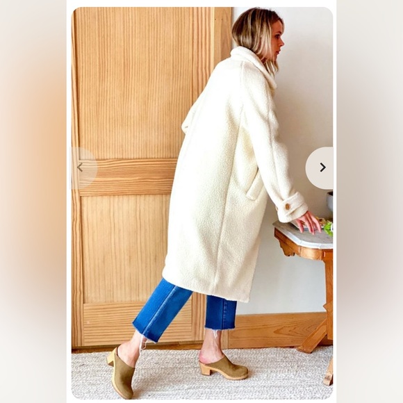 EMERSON FRY Matisse Sherpa Coat - XS - Picture 3 of 4